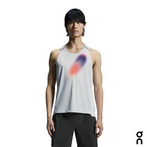 【瑞士 On 昂跑】男 Performance 機能排汗背心 冰川灰