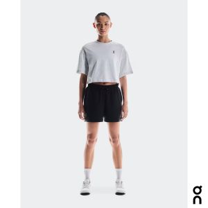 【瑞士 On 昂跑】女 Club 休閒短版短袖 隕石灰