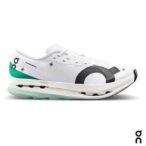 【瑞士 On 昂跑】男 路跑鞋 碳板鞋 Cloudboom Echo 3 純潔白/薄荷綠