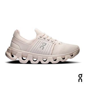 【瑞士 On 昂跑】女 路跑鞋 Cloudswift 4 AD 沙色/象牙白