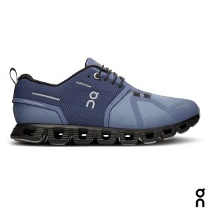 【瑞士 On 昂跑】女 休閒鞋 Cloud 5 防水款 頁岩藍