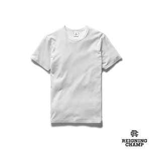 Reigning Champ 男/女 Cotton Jersey 短TEE 白