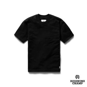 Reigning Champ 男/女 MID Jersey 短TEE 黑