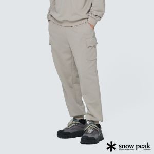 Snow Peak 中性款 Land 工裝縮口褲 霧灰色