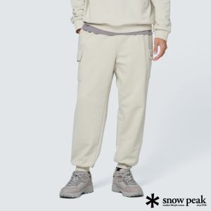 Snow Peak 中性款 Land 工裝縮口褲 淺米色