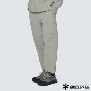Snow Peak 中性款 Lago 彈性口袋縮口褲 霧灰色