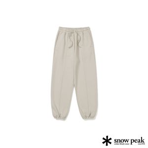 Snow Peak Land Women's中線縮口褲 淺米色