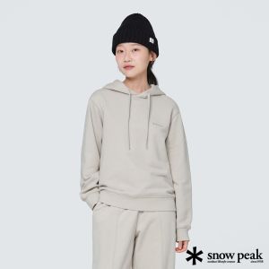 Snow Peak Land Women's連帽套衫 淺米色