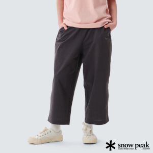 Snow Peak 兒童款彈力修復長褲 炭灰