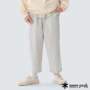 Snow Peak 兒童款彈力修復長褲 冰灰