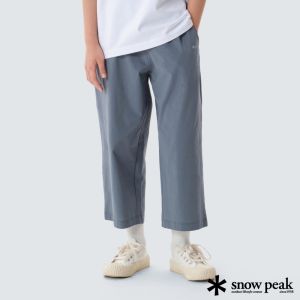 Snow Peak 兒童款彈力修復長褲 淺藍