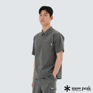 Snow Peak 男 Cooling Root口袋短袖 PoloT恤 深灰