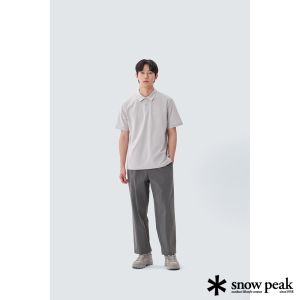 Snow Peak 男 Root 半寬版長褲 深灰