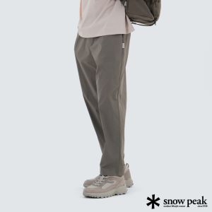 Snow Peak 男 涼感 Root 錐形長褲 深卡其