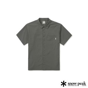 Snow Peak 男 Cooling Root短袖襯衫 深灰