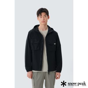 Snow Peak 男 Root Out 口袋風衣 黑