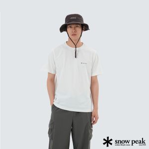 Snow Peak 男 環保快乾基本款短袖T恤 白