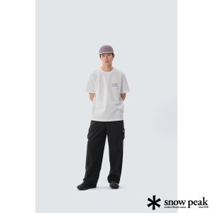 Snow Peak 中性款 Sorona 圖案短袖T恤 1 白