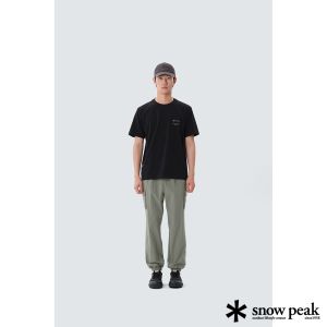 Snow Peak 中性款 Root 工裝慢跑褲 淺卡其
