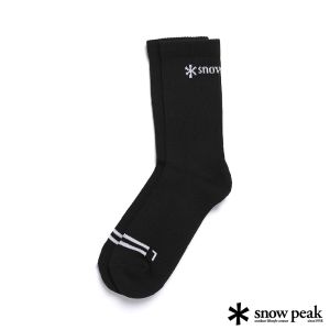 Snow Peak 中性款 涼感運動襪（功能性）黑