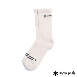 Snow Peak 中性款 涼感運動襪（功能性）奶油