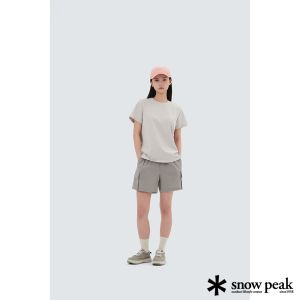 Snow Peak 女 Root 女款工裝短褲 霧灰