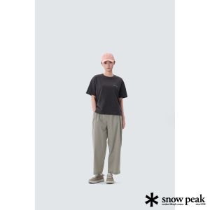 Snow Peak 女 Root 女款半寬版長褲 霧灰