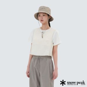 Snow Peak 女 Root 女式無袖上衣 奶油白