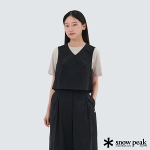 Snow Peak 女 Root 女式無袖上衣 黑