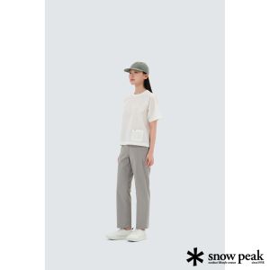 Snow Peak 女 Root 女款口袋短袖T恤 白
