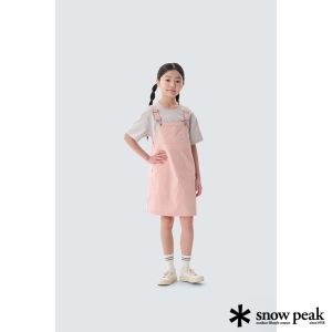 Snow Peak 兒童吊帶連身裙 淺粉