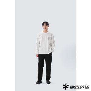 Snow Peak 男 Sorona 快乾長袖T恤 白