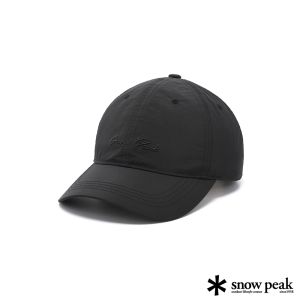 Snow Peak 中性款 Taslan 棒球帽 黑