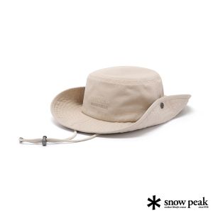 Snow Peak 中性款 Clend 寬邊帽 淺米