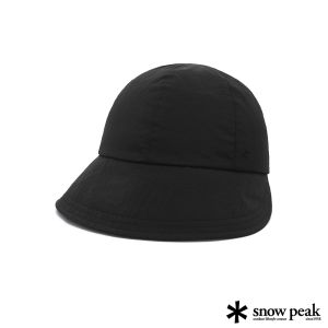 Snow Peak 女 Cample 圓邊帽 黑