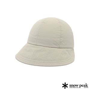 Snow Peak 女 Cample 圓邊帽 淺米