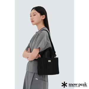 Snow Peak 女 Cample 中型托特包 黑