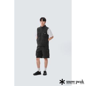 Snow Peak 男 Taslan 網眼背心 炭灰