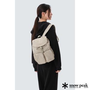 Snow Peak 中性款 Cample 背包 12L 淺米