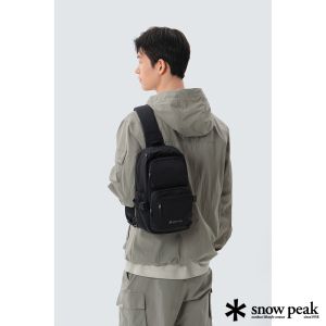Snow Peak 中性款 Dual Tech 單肩包 9L 黑