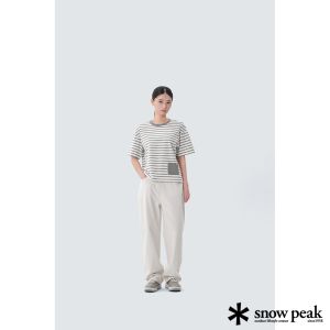 Snow Peak 女 女款牛仔直筒褲 象牙白