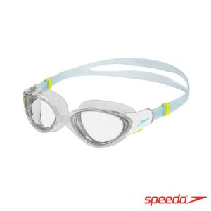 Speedo 女性 運動泳鏡 Biofuse2.0 白/藍