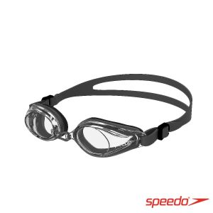Speedo 成人運動泳鏡 Edge 黑/透明