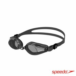 Speedo 成人運動泳鏡 Edge 黑/灰