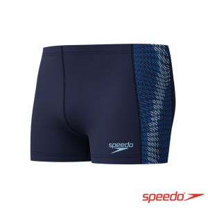 Speedo 男 運動四角泳褲END+ MAX Tech PNL 海軍藍/月光藍