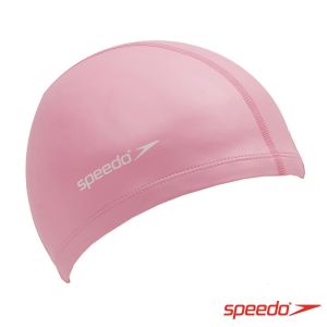 Speedo 成人合成泳帽 Ultra Pace 粉紅