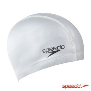 Speedo 成人合成泳帽 Ultra Pace 銀