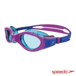 Speedo 兒童運動泳鏡 Futura Biofuse Flexiseal 紫/薄荷綠