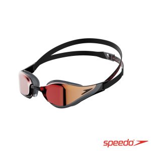 Speedo 成人競技泳鏡Fastskin Pure Focus 酷冷黑灰