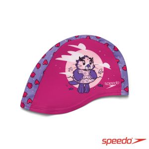 Speedo 幼童 尼龍泳帽 海獺